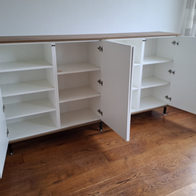 Maatwerk wandkast open